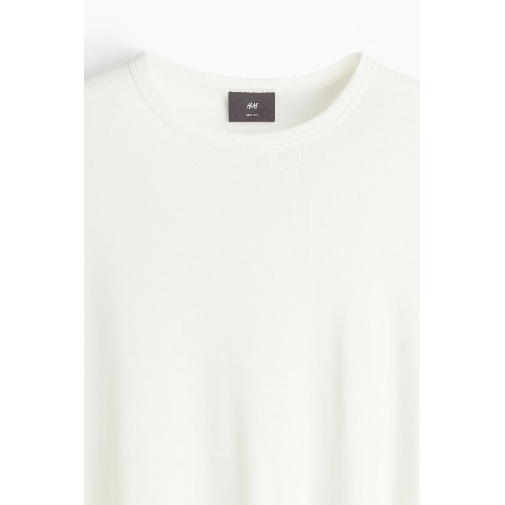 H M sliM FiT T sHirT wHiTe