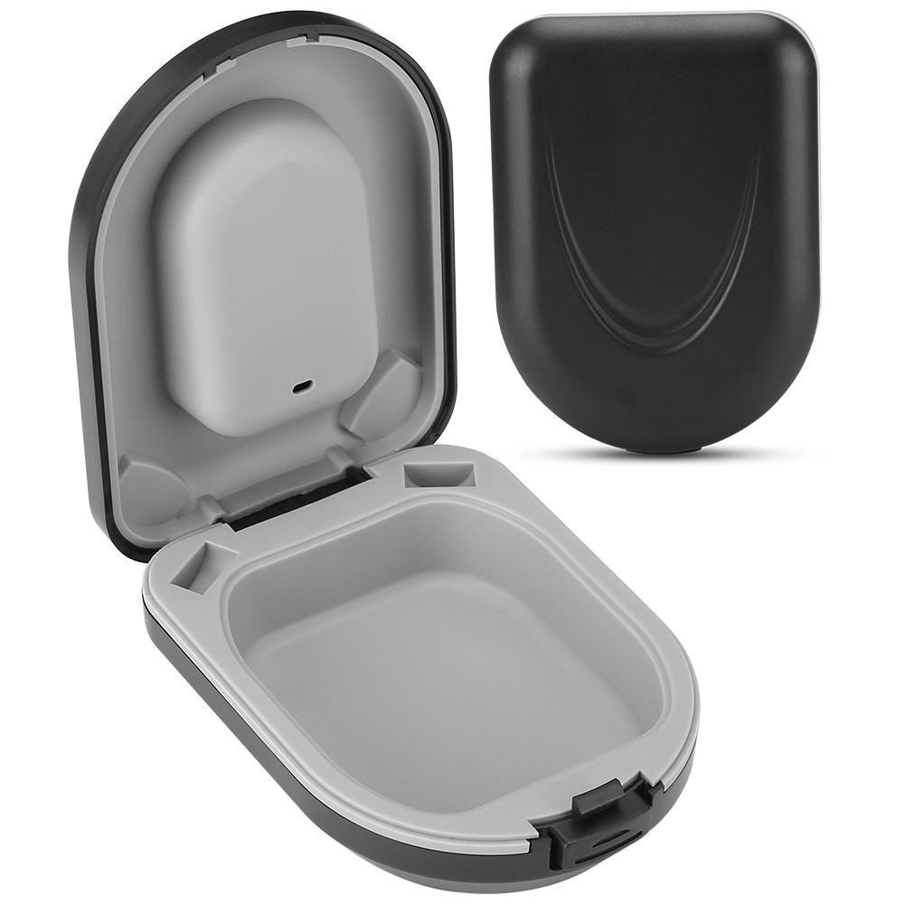 Étui pour appareil auditif, étanche, portable, résistant aux chutes, boîte de rangement pour appareil auditif, noir