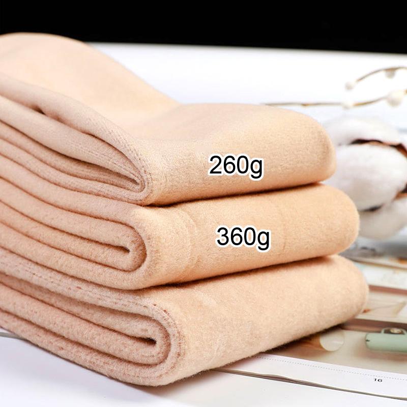 Women Lingerie High Waist Warm Pants Thermal Tights Open Crotch Pantyhose Fleece Lining Leggings