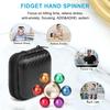 Cooles magisches Zappelball-Spinner-Spielzeug aus Metall, Stress-Hand-Finger-Spinner, Zappeln, Anti-Angst-Fokus, Edelstahl-Spielzeug, Fingerspitzen-Gyro, Stressabbau