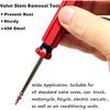 5Pcs Tire Valve Stem Removal Tool - Premium Single Heads Valve Core Remover,Great Tire Valve Tool For Schrader Valve Cores (5Pieces Single Heads