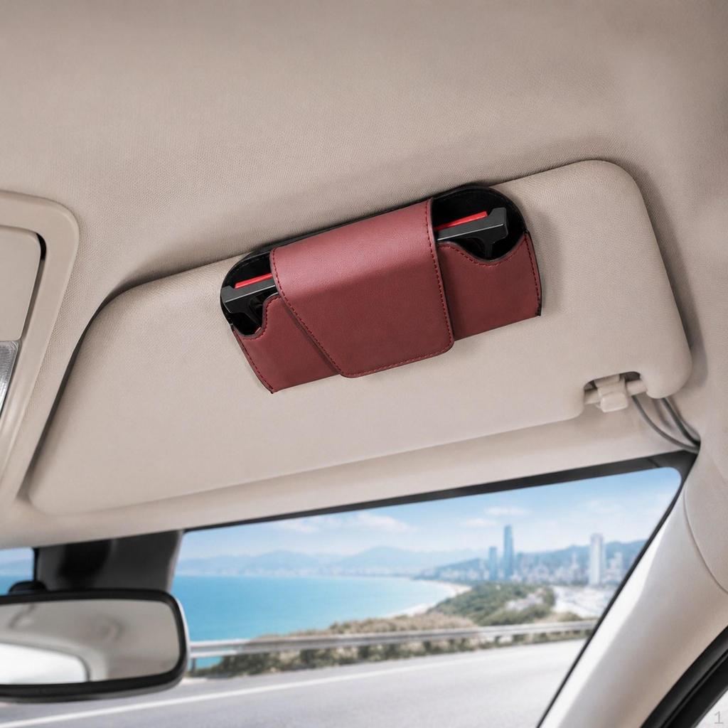 Car Sunglass Holder Glasses Organizer Accessories Versatile Portable Compact for Cars Suvs