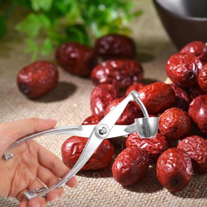 Professional Grades Cherries Pitter Heavy Duty Nonrust Steel Designs Easy Cleaning Fruit Stone Remover