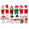 Mini Santa Claus Party Slepá krabička Série Vánoční panenka Ručně vyráběná Slepá krabička PVC Model Dekorace na mobilní telefon Vánoční dárky