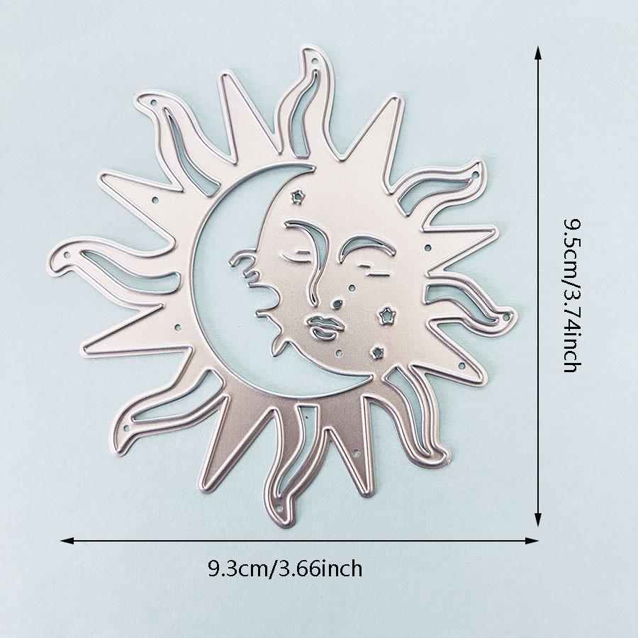 Sun Moon Face Metal Cutting Dies for Card DIY Scrapbooking Embossing Stencil Paper Craft Album Template Dies