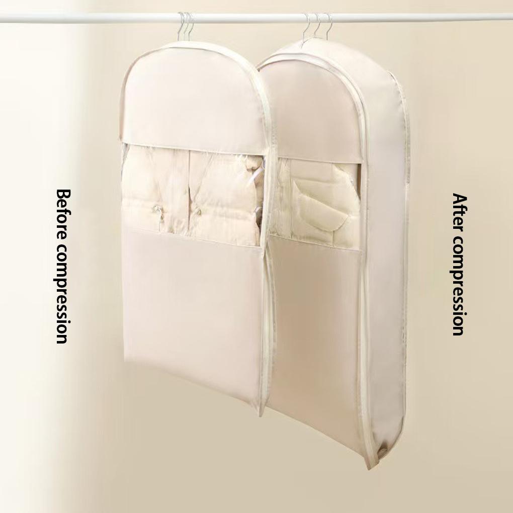 Hanging Down Jacket Compression Bag Wrinkle-Free Storage Solution Down Jacket Compression Dust Cover