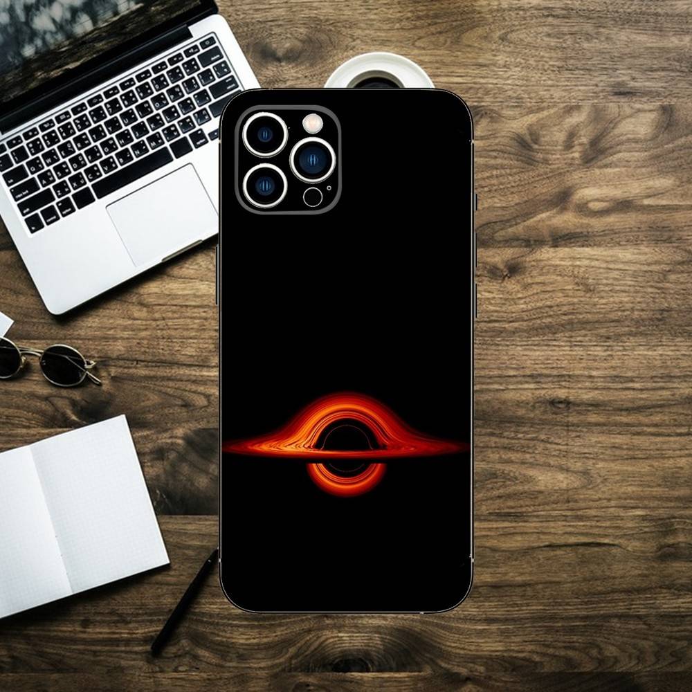 

Black Hole Universe Phone Case For iPhone 16,15,14,13,12,11,XS,XR,X,8,7,Pro,Max,Plus,mini Silicone Black Cover iPhone14