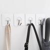 Waterproof Punch-free Hanger Hook Metal Stable Moistureproof Wall Hook for Home