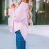 JPNTKY Women's Fashion Casual Long Sleeve POLO Neck Blouses & Shirts