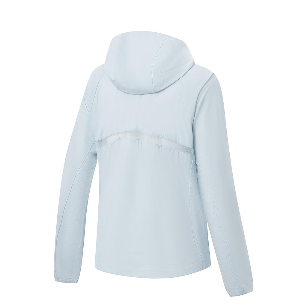 Li Ning Fitness Series Quick-Dry Cool UV Protection Hooded Sunscreen Jacket Women outerwear AFDW454-5