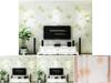 Euro Style Floral Wall Paper With Embossed Silk Fabric For Bedroom Decor
