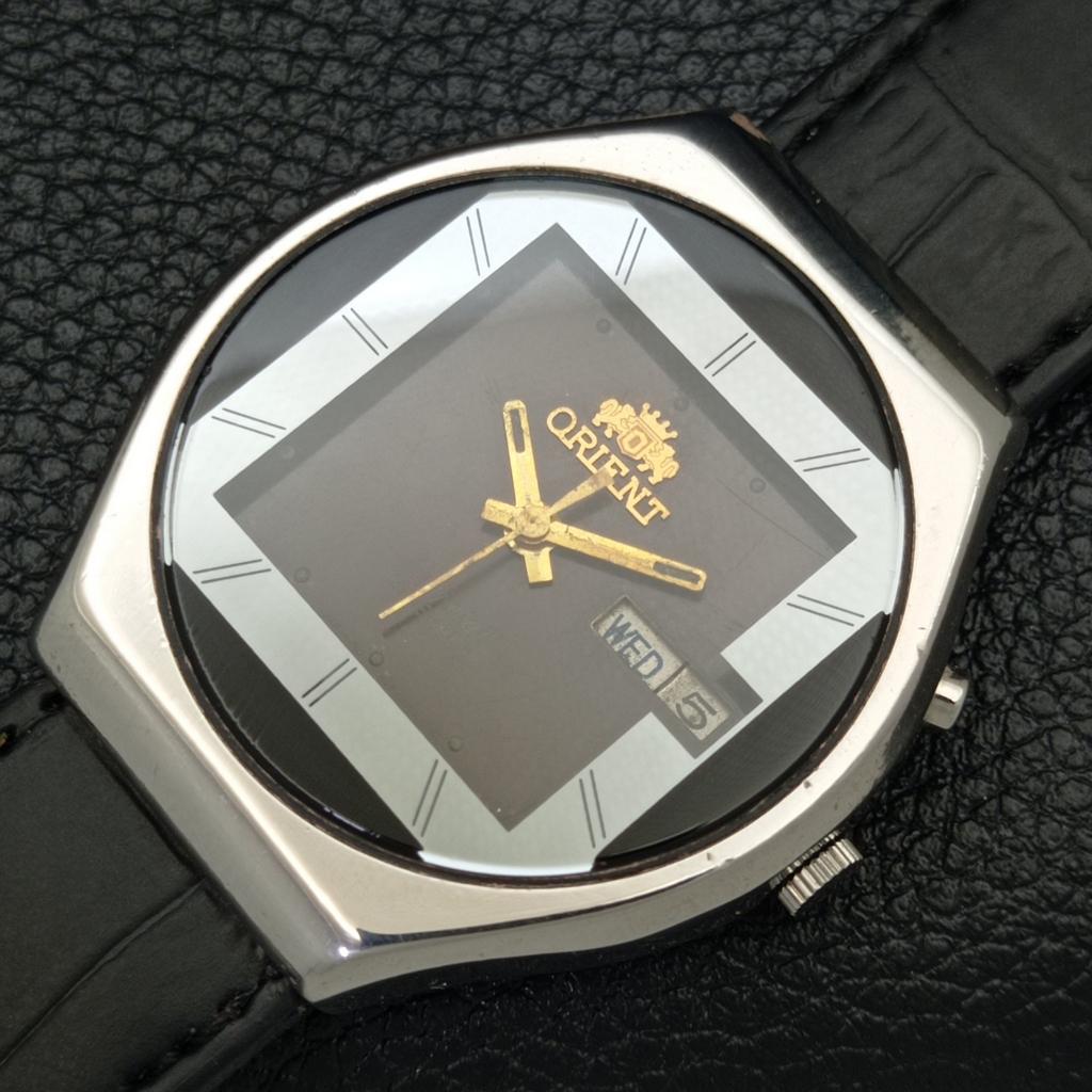 USED VINTAGE ORIENT AUTOMATIC 46943 JAPAN MENS ORIGINAL DIAL WATCH a436623-2 R123a-a436623