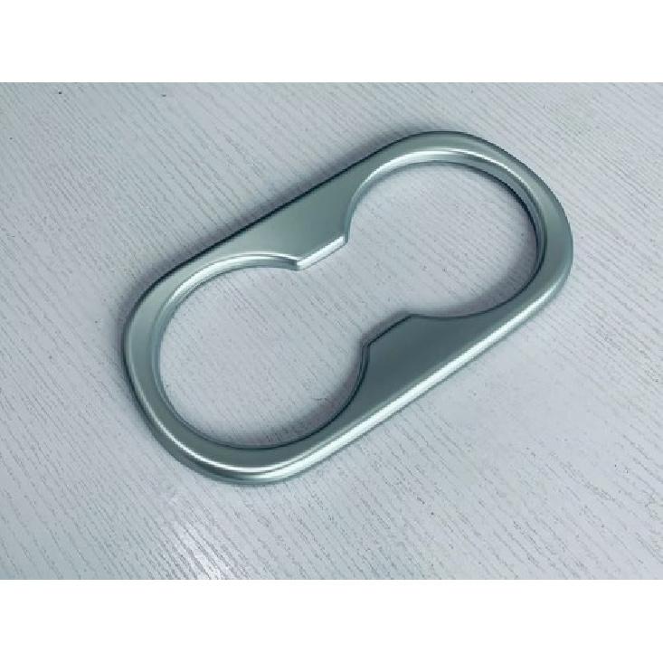 ABS Matte Rear Water Cup Holder Frame Cover Trim For -2025 Toyota Prius