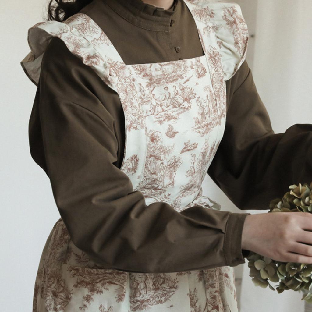 French Apron with Adjustable Waistband Cooking Apron for Home Cooks Chefs and Fashion Forward Individuals