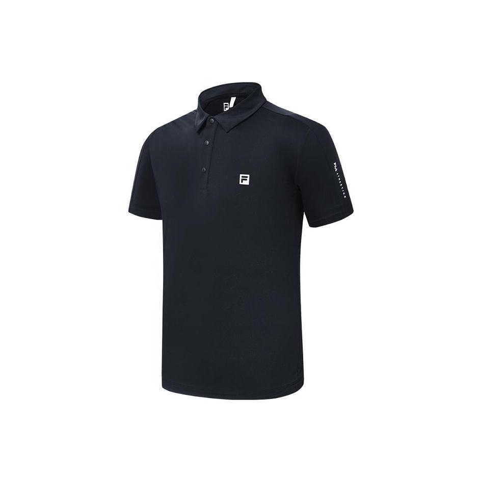 FILA Fitness Polo Shirt Men s Black A51M421117ABK L