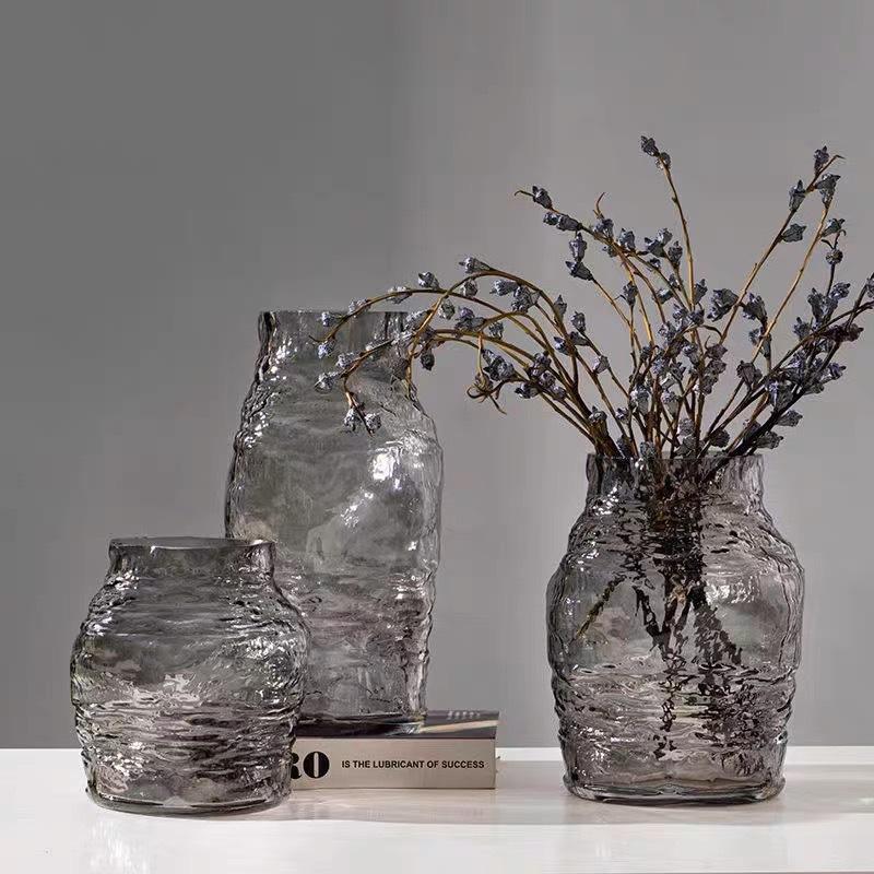 Üvegváza Szabálytalan Hajtásokkal Virágkötészeti Kiegészítők Hidrokultúra Terrárium Lakásdekorációs Kiegészítők