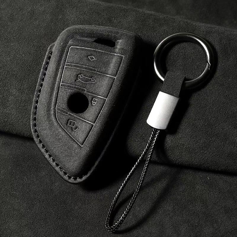 Car Key Case Leather Cover For BMW X1 X3 X4 X5 F15 X6 F16 G30 7 Series G11 F48 F39 520 525 F30 118i 218i 320i Car Accessories