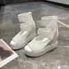 Cool retro women's boots, optical sole shoes, versatile fashion, mesh style, open parka outsole, summer, new style, 2026
