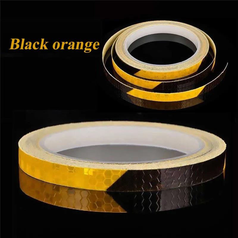 5/8m Motorcycle Car Luminous Reflective Sticker Reflective Tape Roll Bright Safety Auto Car Bicycle Cycling DIY Reflector Tape