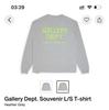Gallery Dept Heart Letter Slogan Long-Sleeve T-Shirt - Men's Trendy Style