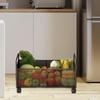 Container Basket Organizer of Potato Onion Snacks, Wire Storage with Wheels, Multifunction