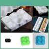 Premium Whiskey Box Ice Ball Cube Maker Tray With Stylish Round Sphere Mould