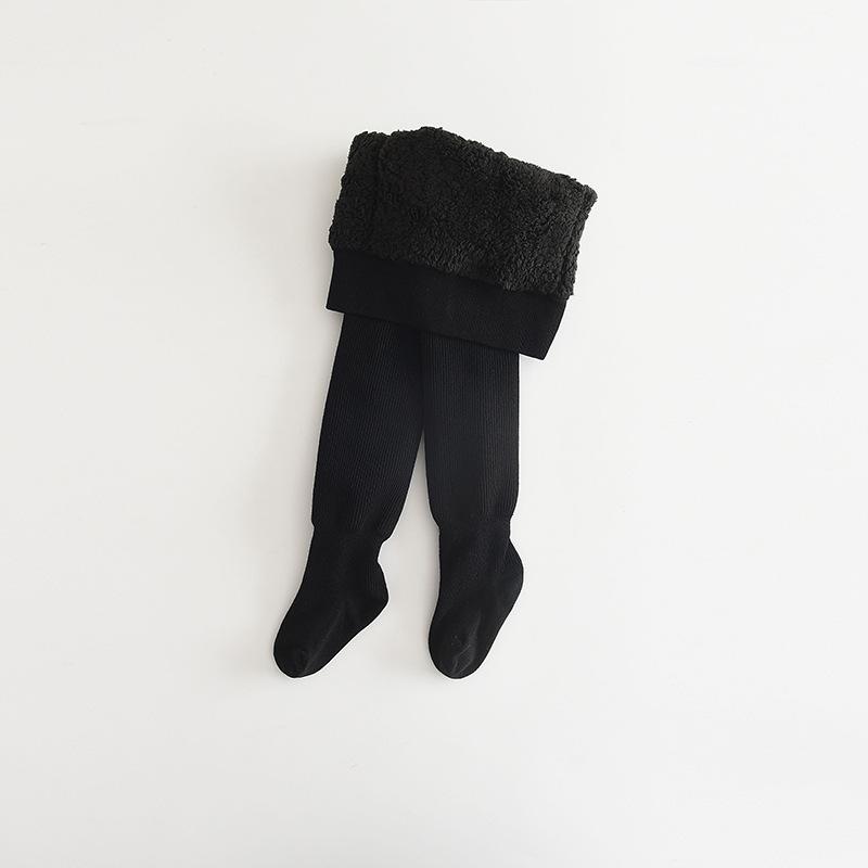 Winter Baby Mädchen Fleecefutter Streifen Leggings Dicke Wärme Strumpfhose Kleinkind Kinder Warmhalten Strumpfhose