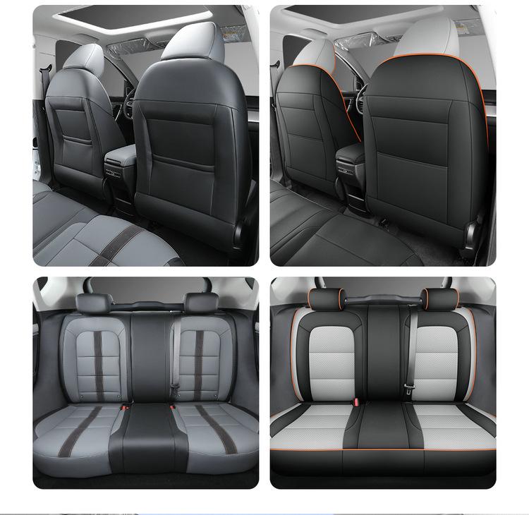 Universal Full Leather Car Seat Cushion for Bin Yue - Four Seasons, Five-Seater