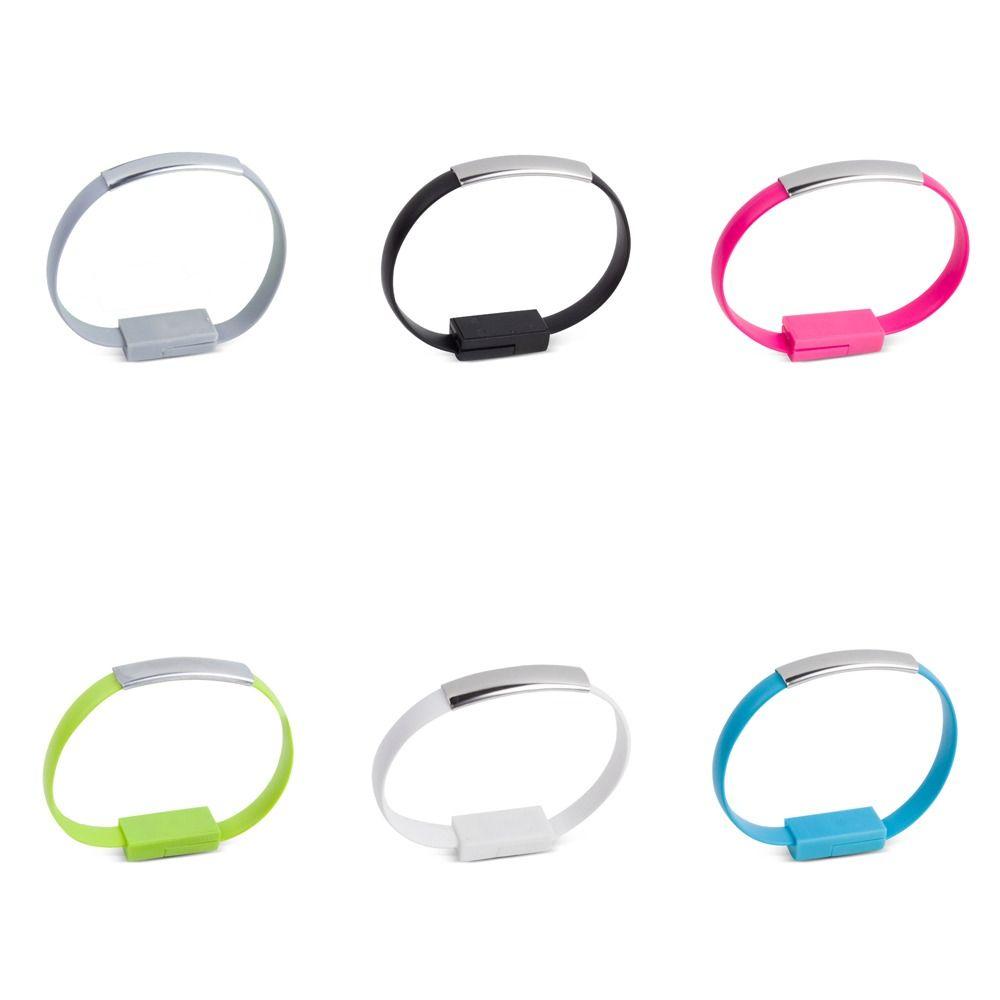 Data Charging Cord Fast Charger Cable Bracelet Wristband Mobile Phone Data Line Bracelet Cable