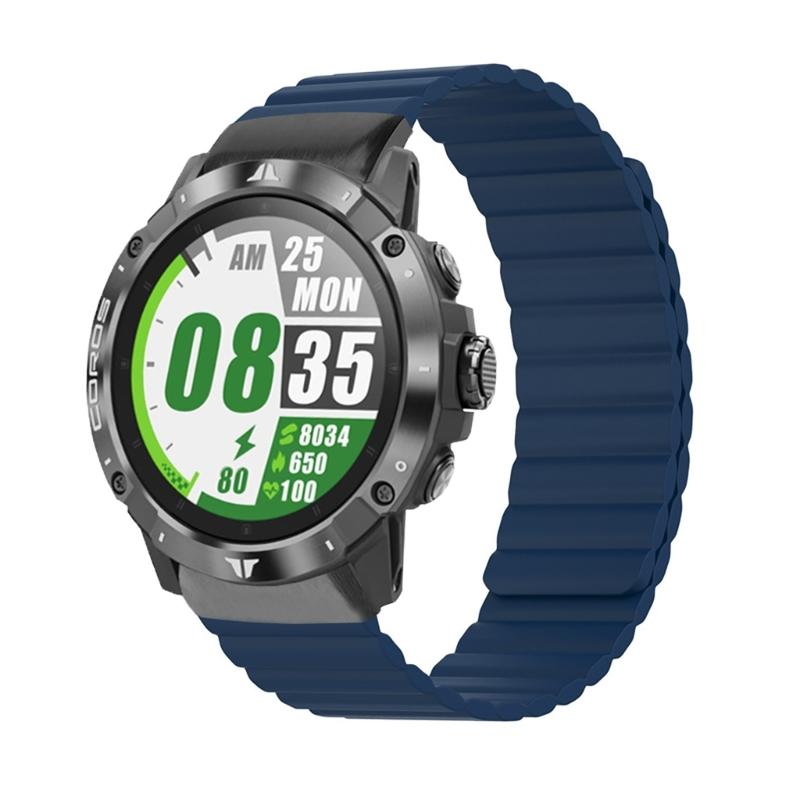 Watch Strap Suitable for Coros Vertix 2 Smartwatch Magnetic Silicone Sport Wristband Bracelet Replacement Soft Watchband