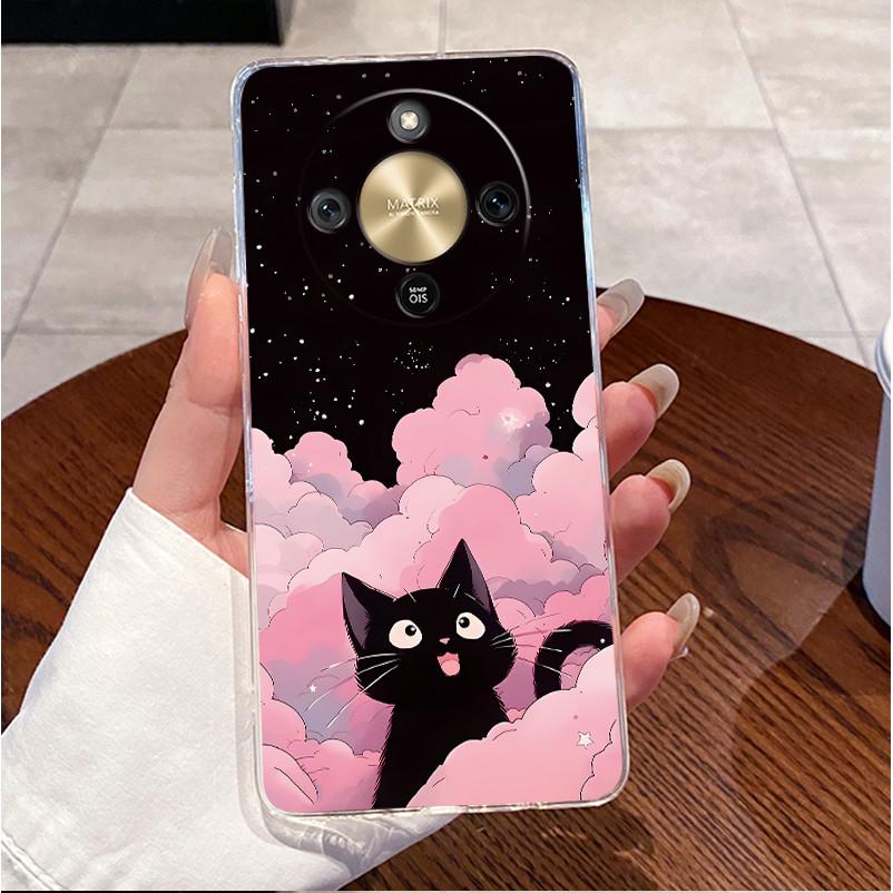 For Honor X9d 2025 Case Clear Luxury Cute Love Rabbit Funny TPU Soft Silicone Phone Case For Honor X9d 5G Transparent Back Cover