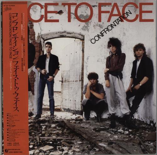 

LP Пластинка FACE TO FACE - Confrontation 283P713 EPIC 1986 Япония Оби Рок