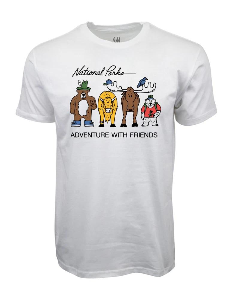 National Parks Adventure With Friends Graphic T Shirt S