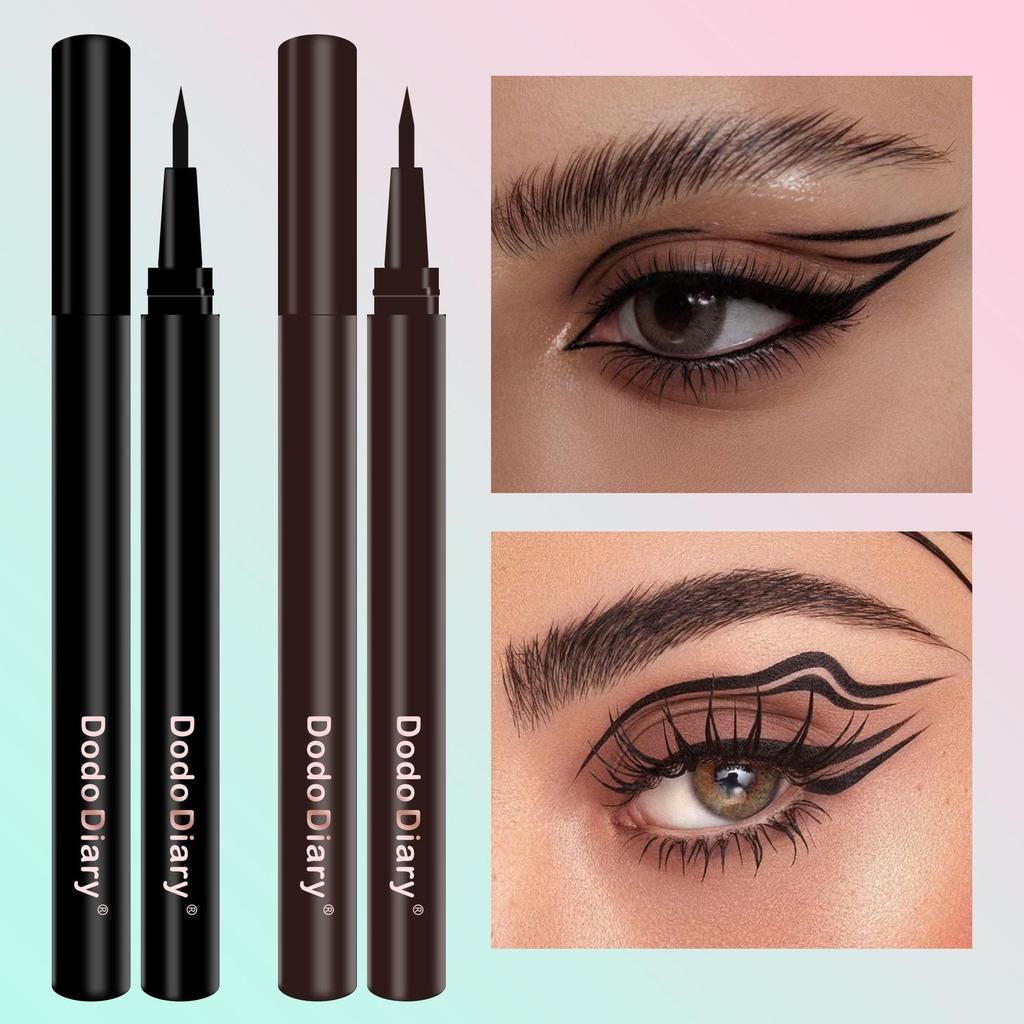 Matita Eyeliner Liquido Modellante, Punta Ultra Sottile, per Donne, Resistente alle Macchie, Impermeabile, Lunga Tenuta, Asciugatura Rapida Eyeliner Liquido