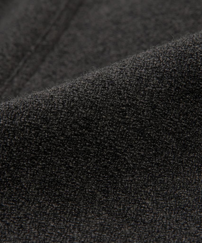 Cotton Bell Out-Pocket Wool Skirt - Wool Charcoal