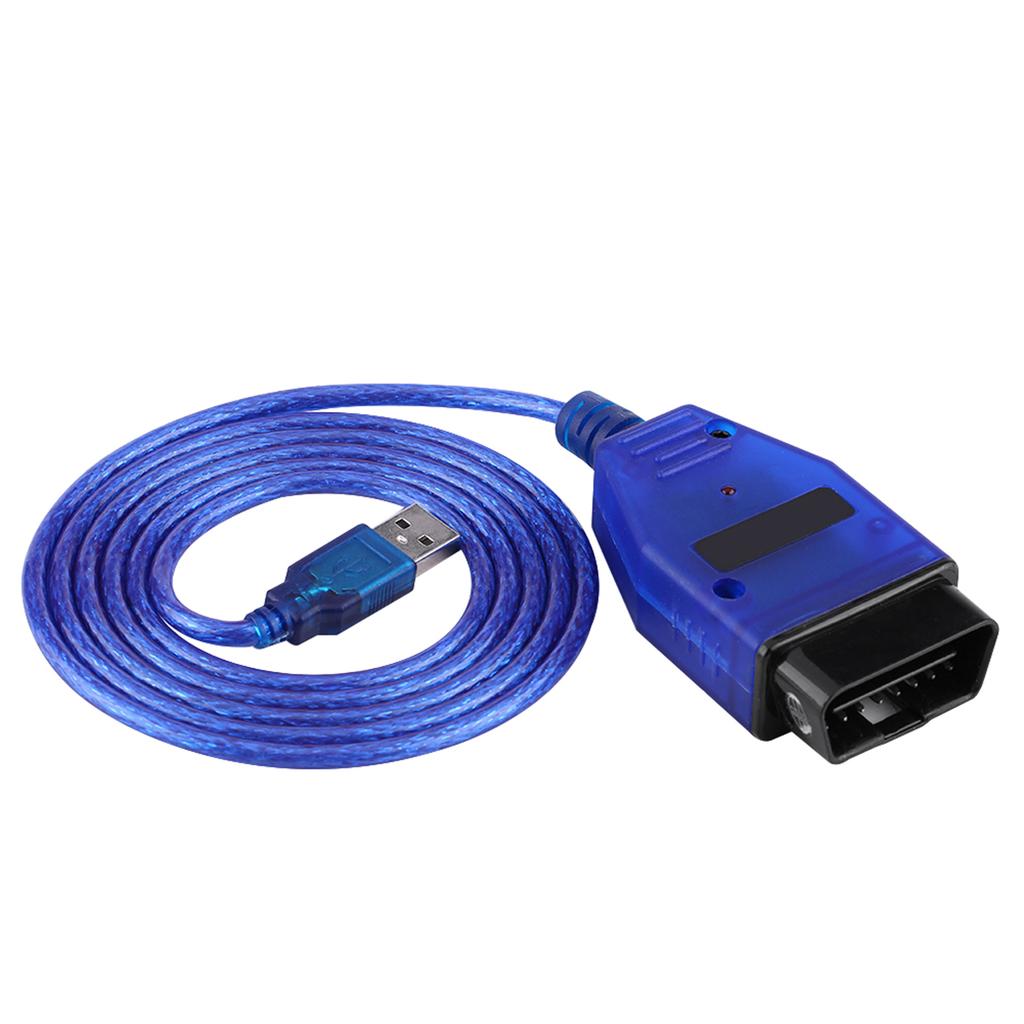 Car OBD2 USB Cable Scanner Scan Tool for KKL 409.1 Blue
