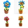 Saxophone Sunflower Plush Toy With Singing And Dancing Functions For Kids Gift