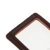 Badge Card Holder PU Leather Name Tag with 2 Slots