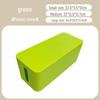 "Wood Grain Multi-Function Desktop Cable Organizer Box"