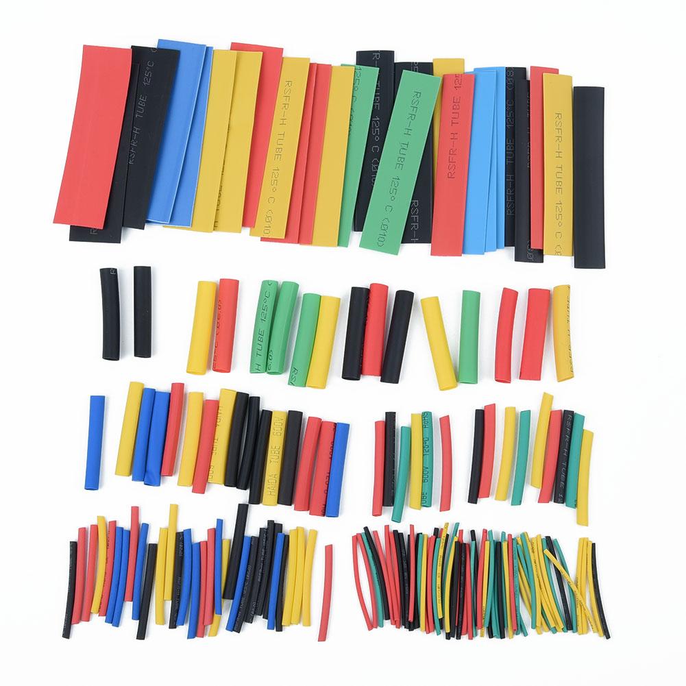 164pcs Heat Shrink Tubing Insulation Shrinkable Flame retardant Household
