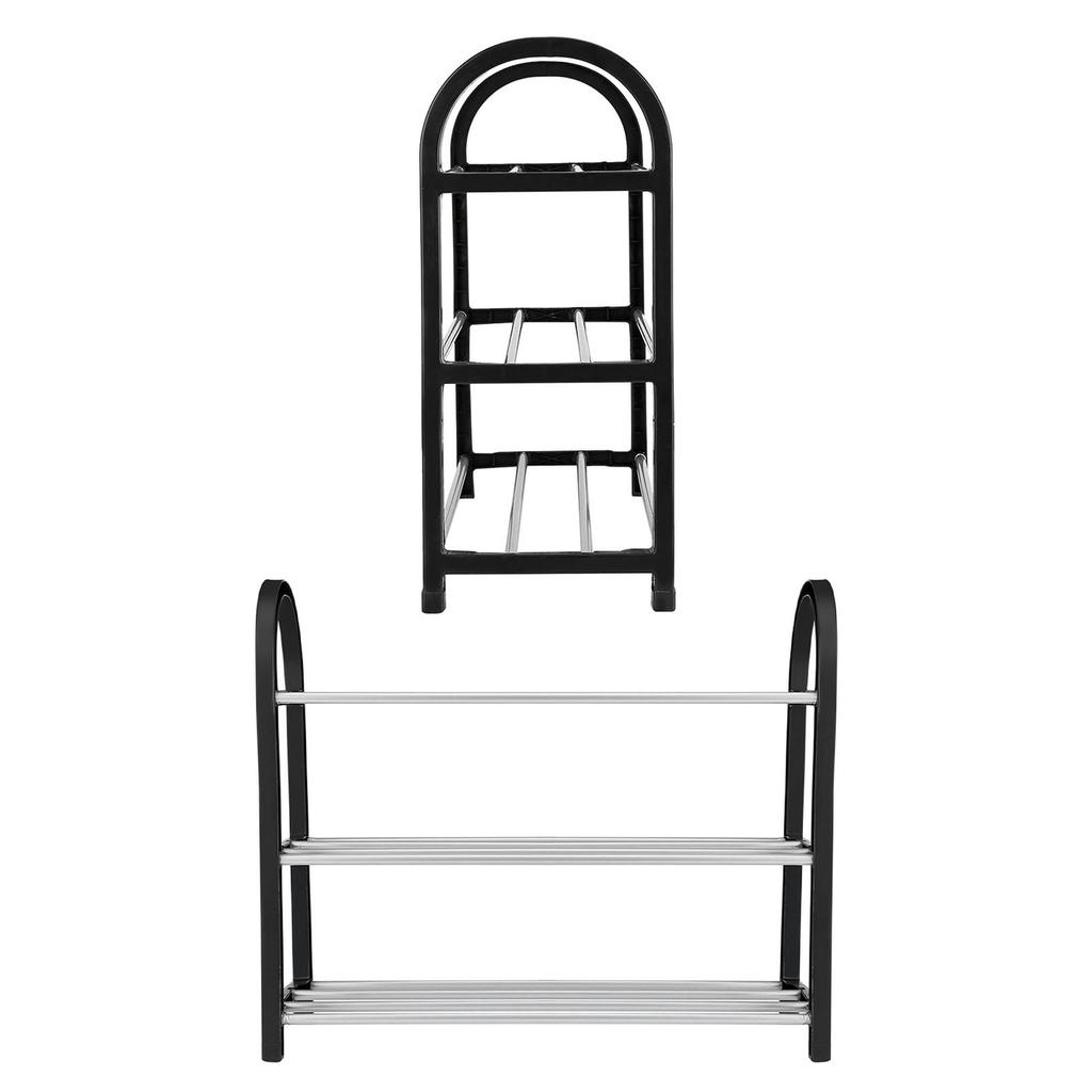 Plast Hliník Kov Stojící botník DIY Police na boty Domácí organizér