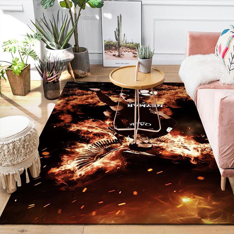 1Pc Soccer Legend Rug, Office Carpet Indoor Outdoor Doormat, Non-Slip Soft, Living Room, Christmas Halloween Gift. M928317