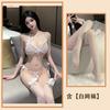 Sexy Underwear Lace Three-point Bra Pajamas Transparent Panties Seduction Pure Lust Sexy Bed Suit