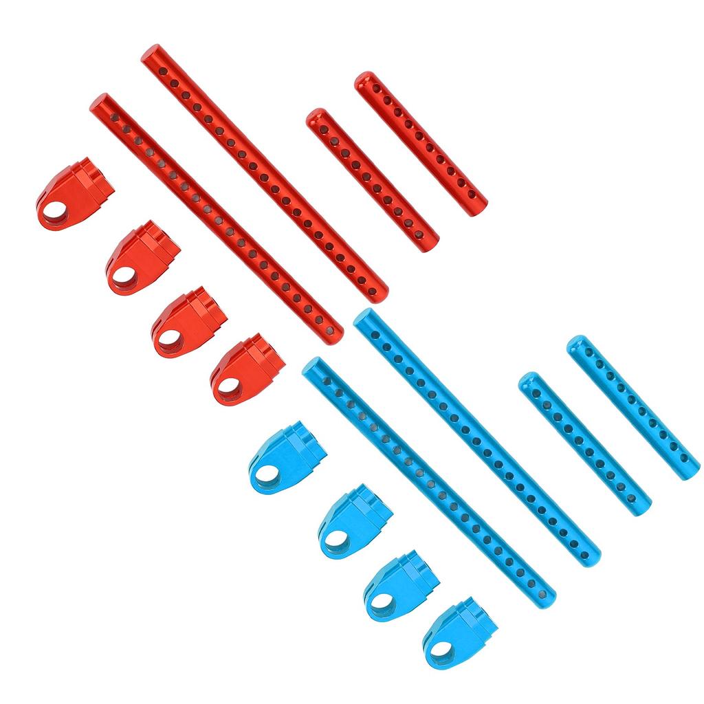 RC Car Shell Post Sturdy Shockproof Aluminum Alloy Car Shell Column with R Pins for 1:10 Road Racing