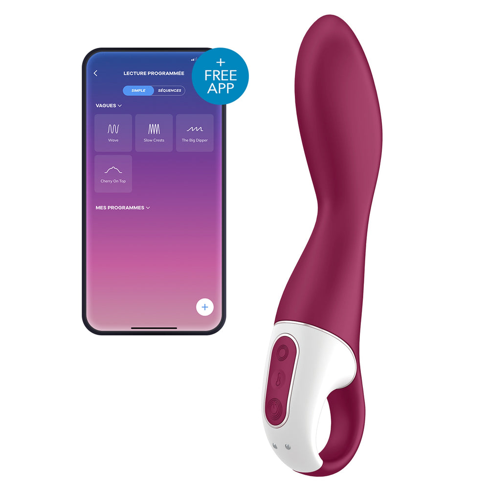 Vibro connecté Heated Thrill Satisfyer 20 x 3.5cm - Satisfyer - Vibromasseurs Design