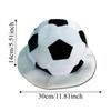 Soft Soccer Head Cover Comfortable Halloween Cap Cartoon Football Headgear  Sports Fans