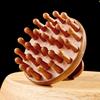 Wooden Scalp Massager Brush Portable Hair Growth Head Relaxation Massage Tool Men Women Wet Dry Hair Scalp Care Scrubber Gua Sha Brush