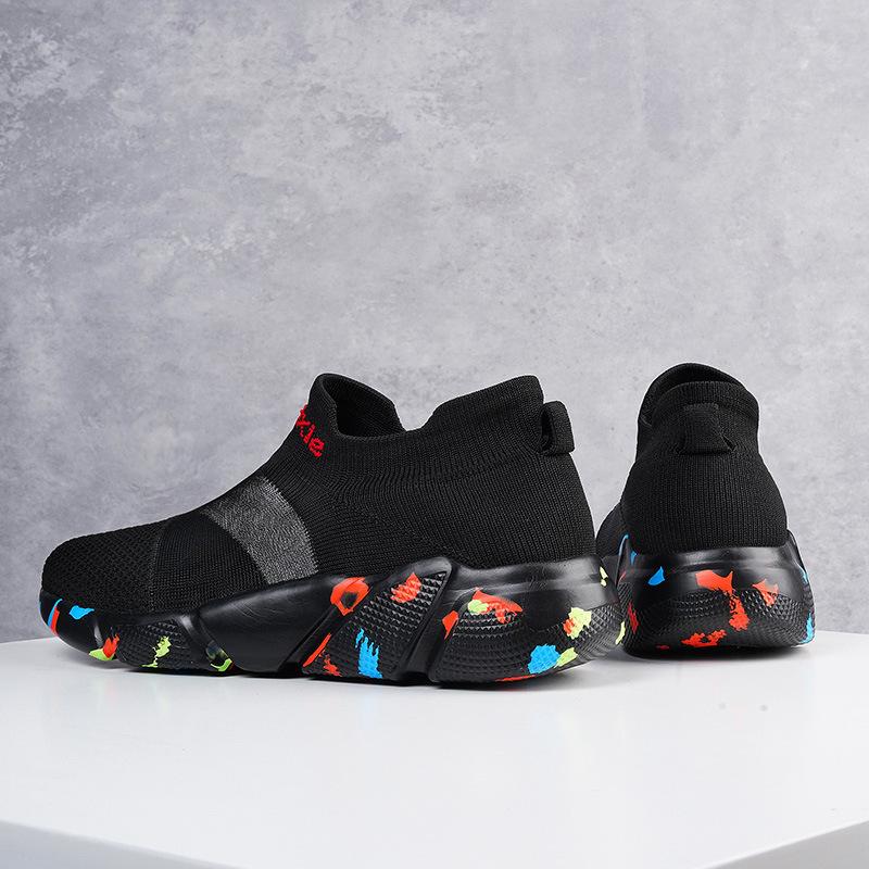 Couple Men's Shredded Fish New Shoes Women's Casual Single Shoes Breathable Socks Shoes Sports Shoes Women