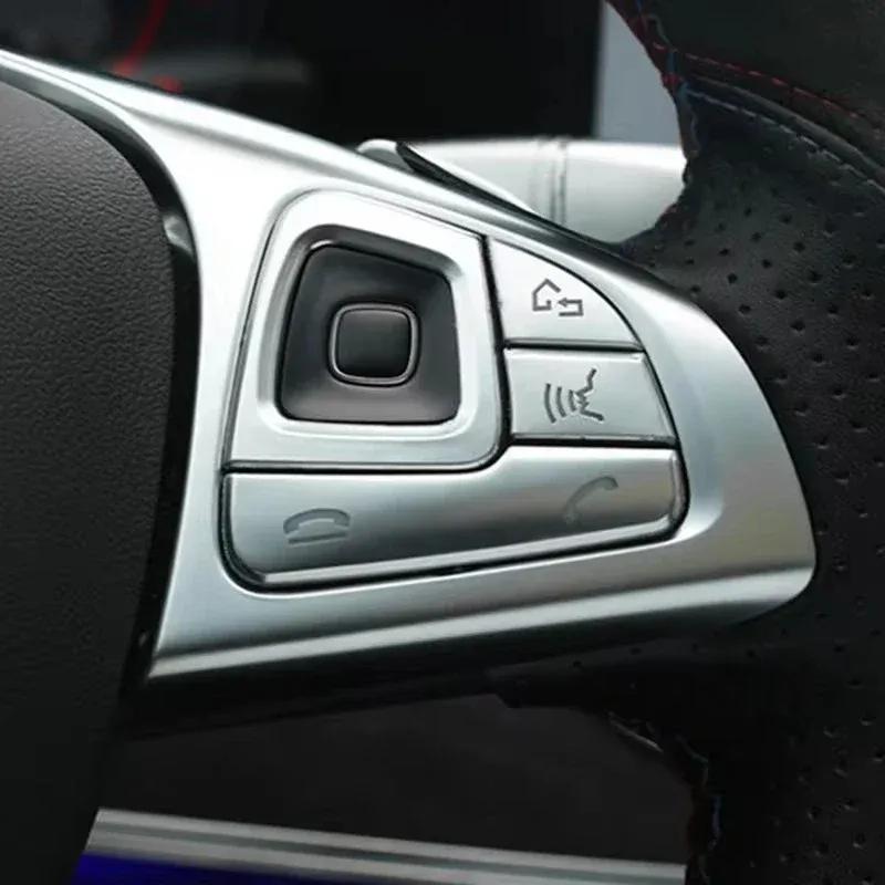 8 ks Stříbrný kryt tlačítka volantu pro Mercedes E-Class W213 2016- Styling interiérových doplňků auta