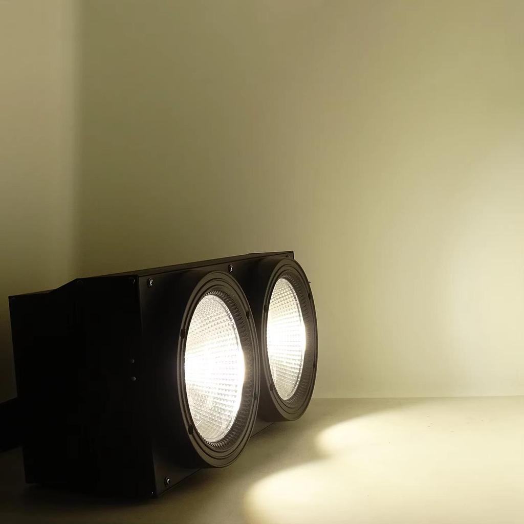 2x100W COB LED blinder światło Zimna biel i Ciepła biel scena show dj wesele klub bar impreza światło dmx Oświetlenie sceniczne wydarzenie show